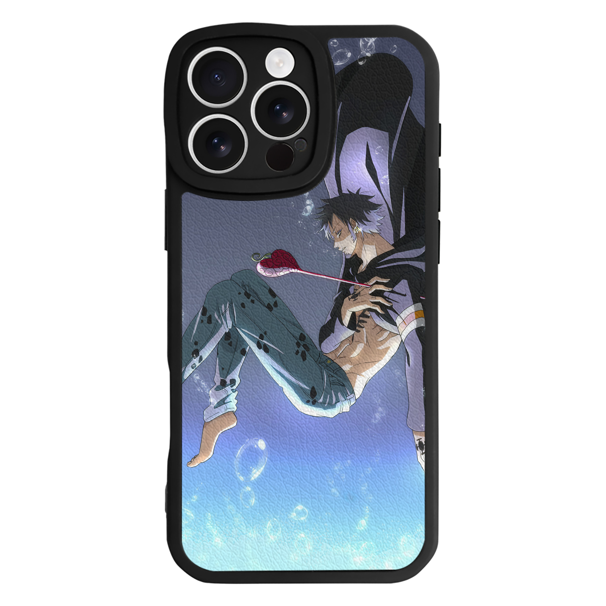 （画像用） ワンピース ONE PIECE 【iPhone 16シリーズ対応】シリコンスマホケース（レザー調） 材質：シリコン
